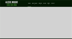 Desktop Screenshot of alexismoore.com